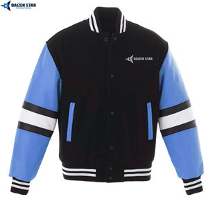 Streetwear Varsity <b>Jacket</b> Custom Logo Oversized Letterman <b>Jacket</b> for Men Women - Product Image 2