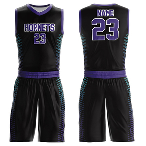 Maillots de basket-ball unisexes pour adultes, vente en gros d'usine, respirants, grandes tailles, 100% polyester, uniformes personnalisables avec logo et nom d'équipe - Product Image 1