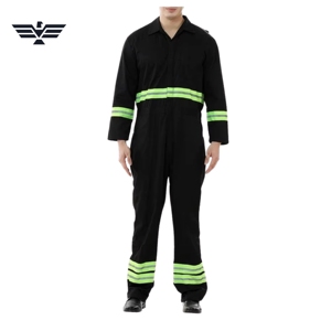 Combinaison de travail industrielle unisexe personnalisée, réfléchissante et de sécurité, robuste pour mécanicien, confortable, avec impression sérigraphique - Product Image 1