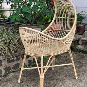 Silla de patio de ratán natural de lujo con cojín, juego de muebles de alta calidad a precio económico para jardín, balcón, hotel en Vietnam - Product Image 1