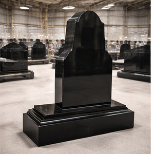 Dalles de granit noir absolu poli et flammé d'Afrique, modernes et de qualité supérieure, à prix compétitif pour projets extérieurs - Product Image 5