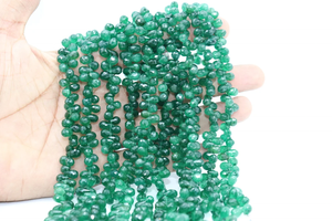 Aventurine perles à facettes 5*8mm forme de goutte 8 pouces Briolette côté coupe pierre naturelle perles en gros - Product Image 5
