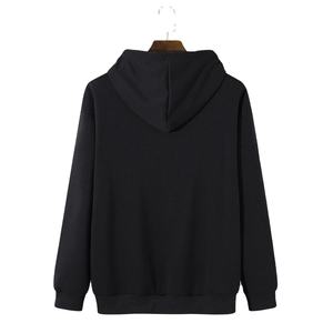 En blanco 350 GSM Pullover Algodón Poliéster Fleece Heavyweight Streetwear Liso Imprimir Bordado Sudaderas con capucha para hombres - Product Image 2