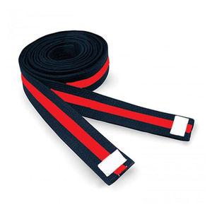 Five B LOW MOQ Best Price OEM New 2026 High Quality 100% Cotton Martial Arts Karate <b>Belts</b> Blue <b>Red</b> White Karate <b>Belt</b> for Sale - Product Image 4