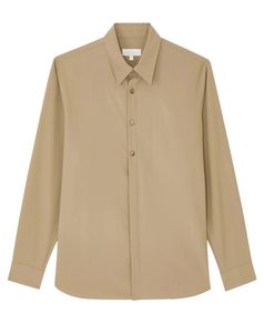 Men's Over Size 100% Cotton Poplin Casual Shirt Full Sleeve Turn-<b>down</b> Collar Solid Color Breathable Men's Autumn Wear Custom - Product Image 3