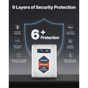 Convertidor de Voltaje de Alta Resistencia 3000VA, Transformador de 220V a 110V con 2 Tomas de Corriente US y USB - Product Image 4