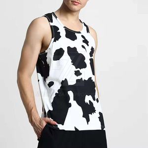 Débardeur Homme Tendance Course à Pied 100% Coton Respirant Tricoté Léger Séchage Rapide Coupe Confortable Tenue Décontractée Été - Product Image 5