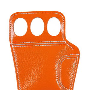 Agarraderas de Cuero para Gimnasia con 3 Orificios, Agarraderas de Cuero para Entrenamiento, Soporte para Muñecas, Agarre de Cuero Unisex - Product Image 4