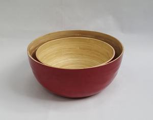 ชามสลัดชามไม้ไผ่ชามสลัดดีไซน์ใหม่เป็นมิตรต่อสิ่งแวดล้อมสำหรับชุดภาชนะใส่อาหาร - Product Image 3