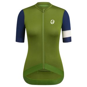Green Navy White Cycling Jersey for Men Women Short Sleeve Breathable Lightweight <b>Road</b> Bike MTB Mountain Bike Sport Top - Product Image 1