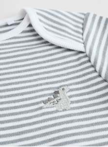 Combinaison bébé Annamar Clothing personnalisée en bambou 95% et élasthanne 5%, douce, extensible, respirante, écologique, à manches courtes - Product Image 5