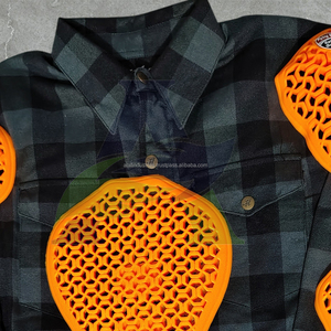 Chemises de moto en flanelle et Kevlar, chemises de protection pour motards en coton, chemises de moto respirantes imprimées pour l'été - Product Image 6