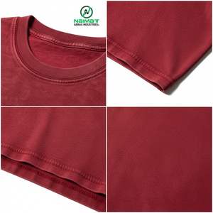 Camisetas de Hombre en Tendencia, Color Gris Jaspeado, Corte Regular, Cuello Redondo, Camisetas Casuales de Alta Calidad, Fabricante con Diseño Personalizado - Product Image 4
