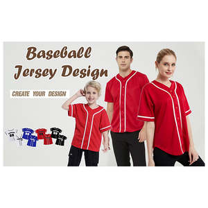 Ventes en gros de maillots et uniformes de baseball pour jeunes, logos personnalisés, 100% polyester, vêtements de sport respirants pour les sports d'équipe - Product Image 2