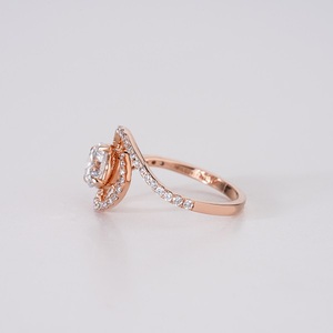 Anillo de Oro de 14K de Primera Calidad con Esmeralda Creada en Laboratorio, Anillo de Compromiso Unisex, Anillo de Boda, Joyería Fina, Estilo Moderno - Product Image 2