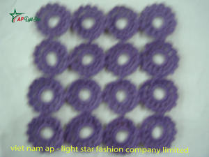 Serviettes de cocktail brodées de produits chauds frais du Vietnam pour les fêtes - Product Image 5