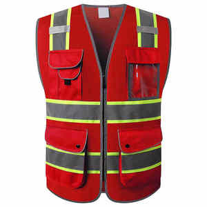 Gilet de sécurité réfléchissant haute visibilité avec logo personnalisé, uniforme de sécurité industrielle et de construction - Product Image 1