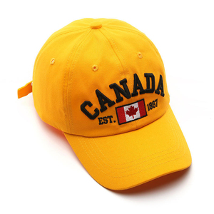 <b>Light</b> Blue Canada Embroidered Baseball Cap Unisex Adjustable 6-Panel <b>Hat</b> Casual Style with Canadian Flag Patch - Product Image 5