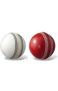 Balle de cricket classique en cuir rouge, doublement cousue, faite à la main, durable, professionnelle, pour droitiers/gauchers, 2,6 lb, équipement d'entraînement - Product Image 3