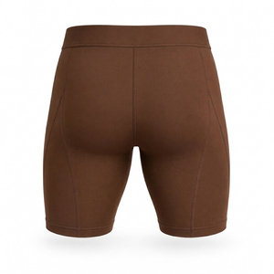 New Arrival Hot Sale Men's Performance Sports <b>Compression</b> <b>Shorts</b> Elastic Waist Custom Logo Knitted Spandex Athletic <b>Short</b> - Product Image 2