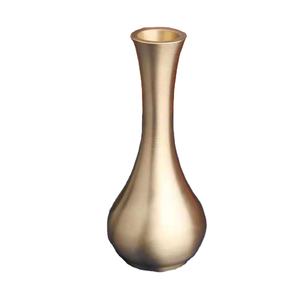 แจกันทองเหลืองเคลือบสีทองตกแต่งเหนือกาลเวลาแจกันดอกไม้ปรับแต่งได้แจกันสง่างามส่วนบุคคลสำหรับบ้านและสำนักงาน - Product Image 1