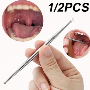 High Quality Tonsil Stone <b>Removal</b> <b>Tool</b> Stainless Steel Oral Cleaning Instrument for Safe Personal Hygiene Care For Operation Use - Product Image 4