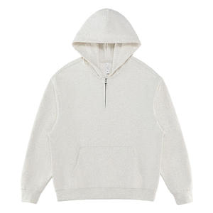Fabricante mayorista de sudaderas con capucha y cremallera de un cuarto para hombre, de marca privada y personalizadas, proveedor de ropa de moda para EE. UU., Reino Unido y Europa. - Product Image 2