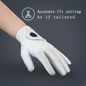 Premium all Sizes Sheepskin Cabretta leather Golf Gloves Men Women Winter Sports Outdoor Hand Grips Customizable Cartoon Logo - Product Image 5