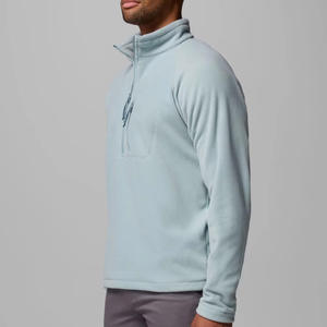 Suéter de lana negro personalizado para hombre con doble cremallera, suéter tejido, chaqueta tejida, sudadera informal y suave para hombre - Product Image 4