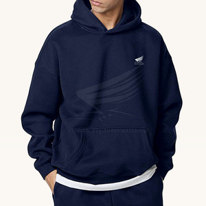 Sweat-shirts surdimensionnés personnalisés avec logo 2025, 100% coton, respirants, légers, vente en gros - Product Image 2