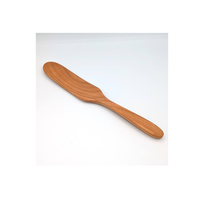 Spatule mélangeuse plate en bois d'acacia pour la cuisine, idéale pour la pâte à sourde - Product Image 2