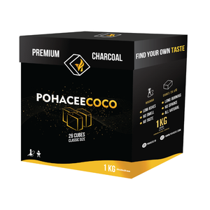 Charbon de coco 100% pur en briquettes pour fumer la chicha, durée de combustion de 2 à 4 heures - Product Image 1