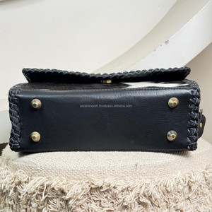 Nuevo bolso cruzado de cuero mecanizado a mano al por mayor para mujer, bolsos de mano de lujo de diseñador de cuero de vaca genuino, bolsos de mano de lujo - Product Image 5
