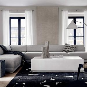 พรมปูพื้นขนแกะสีดำแบบตะวันออกสำหรับห้องนั่งเล่นบ้านสำนักงาน - Product Image 2