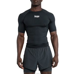 Men's Slim Fit 190 GSM <b>Compression</b> <b>Shirts</b> Quick Dry Tights Long Sleeves <b>Shirts</b> Quick Dry Top quality - Product Image 1