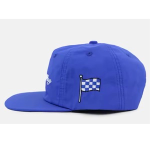 Gorras de Béisbol Bordadas de 5 Paneles con Logotipo Personalizado, Gorras Deportivas Planas de Poliéster y Nailon Impermeables sin Estructura - Product Image 4