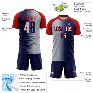 2026 Factory Wholesale Sublimation Sports Shirt <b>Soccer</b> Jersey Custom Logo Men's Football Short Sleeve <b>Soccer</b> Uniform Set - Product Image 4