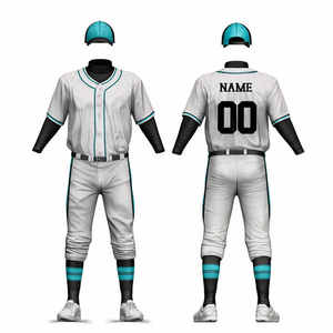 Trending Casual Short Sleeve <b>Baseball</b> Uniform Set with Customized Colors Comfortable Breathable Fabric - Product Image 2