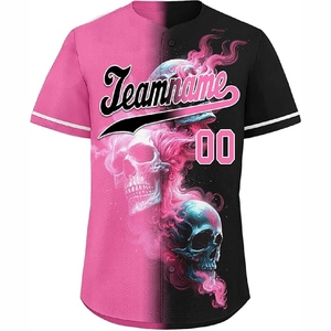 Maillots de baseball sublimés personnalisés pour équipes, en matière légère, pour les entraînements et les matchs - Product Image 1