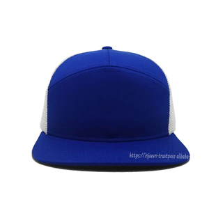 Casquette Trucker Snapback 7 Panneaux OEM avec Patch Logo Personnalisé, Profil Moyen, Visière Plate, Chapeau en Maille Style Sportif pour Hommes, Usage Quotidien, Vente en Gros - Product Image 2