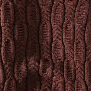 Pull en acrylique tricoté pour homme, couleur unie, col rond, manches longues, épais, coupe classique, ourlet et poignets côtelés - Product Image 5