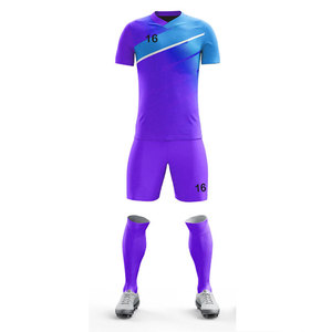Tenue de football pour club, tailles jeunes, vêtements de sport, maillot athlétique avec short, ensemble de maillot de football entièrement personnalisé pour adulte - Product Image 5