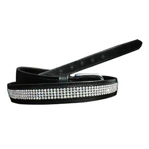 Ceinture Unisexe en Cuir Véritable avec Rhinestone Bling Authentique Produit en Cuir Ceinture en Cuir Fabricant en Inde. - Product Image 3
