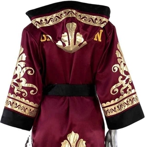 Batas de Boxeo Ligeras de Alta Calidad para Hombre con Logotipo Personalizado, Material de Poliéster, Batas de Boxeo Lisas - Product Image 5