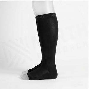 NORTH APPROACH Compression <b>Socks</b> <b>Knee</b> <b>High</b> Black Breathable Running <b>Socks</b> for Adults Summer Season - Product Image 3