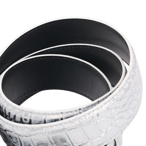 Men's Premium Quality Classic Casual Cow Hide Genuine Leather Belt Steel Buckle <b>Adjustable</b> Length Eco-Friendly Heavy Duty - Product Image 6