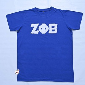 เสื้อยืดลายกราฟิก Zeta Phi Beta แบบกำหนดเอง ตัวอักษรกรีก ผ้าฝ้ายนุ่ม ระบายอากาศได้ดี เสื้อผ้าลำลองสำหรับทุกเพศ สตรีทแวร์ พิมพ์ลายปัก - Product Image 1