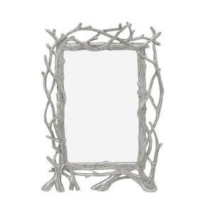 <b>Table</b> Top Decoration Metal Photo Frame Rectangle Ornate Design Silver Finish Horizontal Display Home Livingroom <b>Wedding</b> Gift Use - Product Image 4