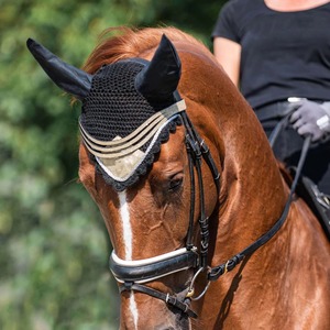 Juego de almohadillas para silla de montar de caballo de alta calidad y personalizables, estilo inglés, para salto western, con botas de protección, red para orejas, de poliéster y forro polar para equitación. - Product Image 6
