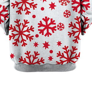 Custom Eco-Friendly Winter Breathable 100% Polyester Fleece Solid <b>Men</b>/Women <b>Hoodie</b> Christmas Happy New Year Sublimation Design - Product Image 6